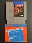 Vintage Gremlins 2 The New Batch NES Nintendo Game Tested Working + Manual