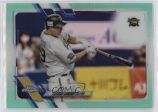 2021 Chrome NPB Nippon Professional Baseball Aqua Refractor Yutaro Sugimoto 12gr