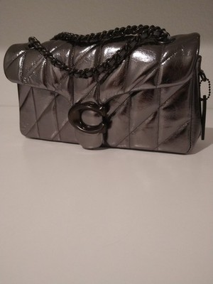 NWT $550 Coach Quilted Tabby 26 Leather Shoulder Crossbody