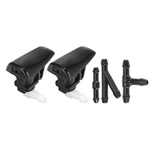 Front Windshield Washer Nozzles Fit for Cadillac SRX V6 with Hose Connector -