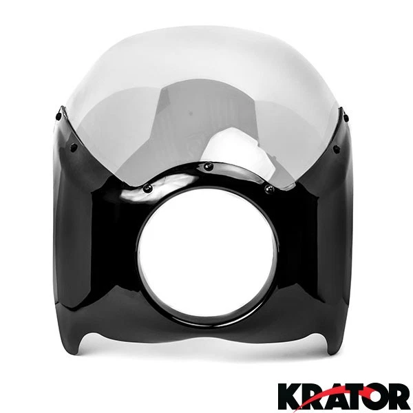 Carenado de faros negro para Kawasaki Vulcan Classic Nomad Voyager Vaquero 1700 Foto 2 de 4