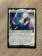 Cloud, Midgar Mercenary M 0010 FIN Magic the Gathering, Final Fantasy