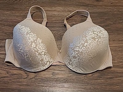 SOMA Stunning Support No Show Minimizer BRA Lightly Line Underwire 42 DD Beige