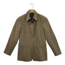 LAFAYETTE 148 NEW YORK Petite Blazer Tan Brown Wool Size 4 Professional