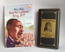 Vintage Martin Luther King Jr In Memoriam Necklace Original Box Plus New Book