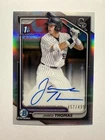 2024 Bowman Draft Jared Thomas Chrome Auto Refractor 1st #457/499 Rockies RC