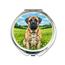 English Mastiff Compact Mirror | Cute Dog Lover Gift | Mastiff Art