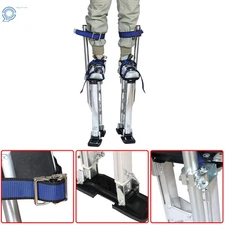 24" - 40" Adjustable Silver Aluminum Alloy Stilts And Drywall Painting Stilts
