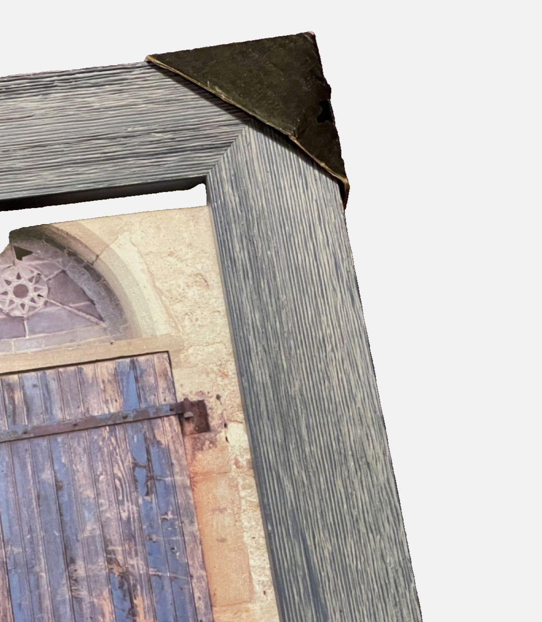 New Home Distressed Blue Frame by Studio Décor – 8×10″ Rustic
