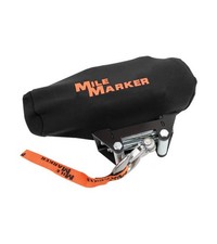 Mile Marker 8505 Winch Cover Fits 2500 - 3500 Lb Electric Winches Black Wlogo Mile Marker 8505 Winch Cover Fits 2500 - 3500 Lb Electric Winches Black Wlogo