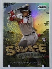 Kristian Campbell 2025 Topps Stadium Club #SS-15 Rookie Card (RC) Savage Slugger