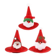 Pet Christmas Hat Lightweight Headgear for Xmas Parties New Year Festive