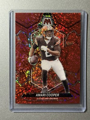 Amari Cooper Cleveland Browns Panini Mosaic NFL 2024 RED SPARKLE PARALLEL