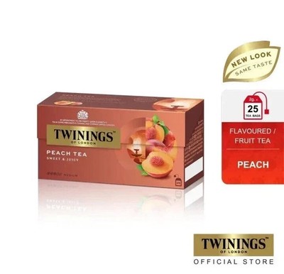Twinings Peach Tea 25 Tea Bags