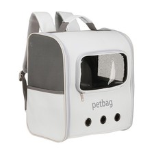 Pet Portable Travel Backpack Carrier for Small Large Cat Pet Dogs White