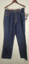 Vintage NWT 1984 Gitano Denim High Rise Mom Jeans Tapered Leg Size 18W 