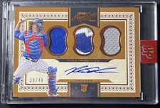 2016 Panini Prime Cuts Kyle Schwarber Rookie RC Triple Patch Auto /49 Cubs