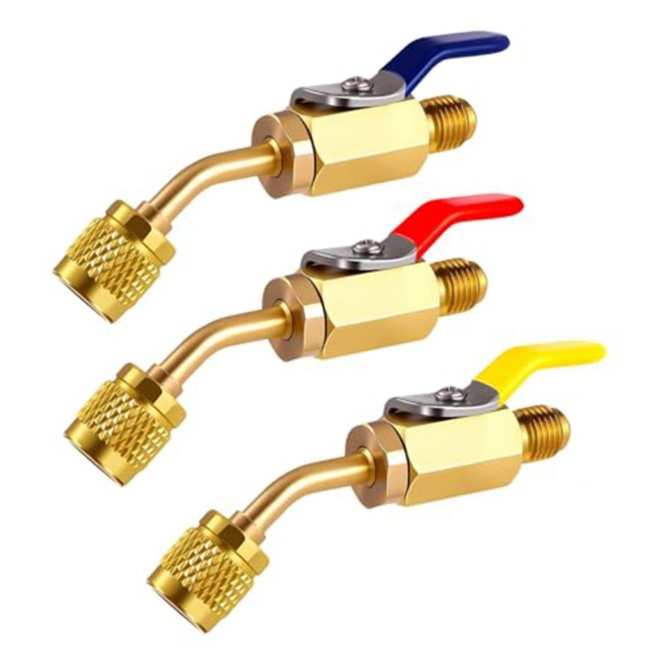 A2L R32 R454B Valve Adapter with 14 Inch Female Flare and Leak ...