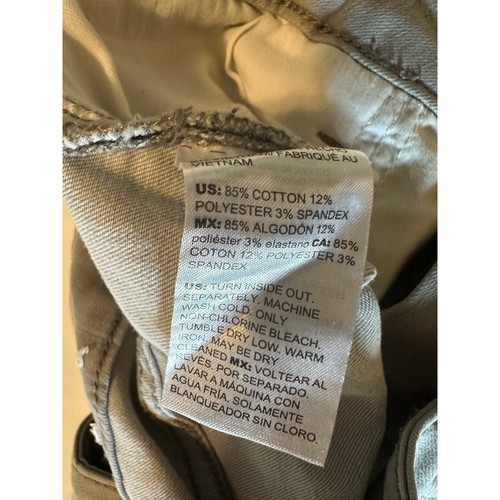 White House Black Market pantaloni alla caviglia donna taglia 8 grigi The Skinny vita alta - Foto 7 di 8