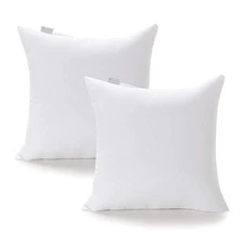 22x22 Throw Pillow Inserts Set of 4, Premium Polyester Fiber Fill Square Sham...