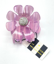 Lele Sadoughi Hair Claw Crystal French Rose Sunflower Floral Clip Flower NWT