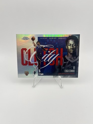Topps Chrome Update Clutch City 2025-26 VJ Edgecombe YQ-3 Refractor RC