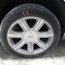 Wheel 22x9 7 Spoke Single Silver With Chrome Inserts Fits 15-20 ESCALADE 1008456
