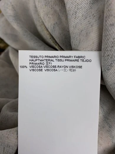 Abito Maison Margiela Dolman manica velluto 38 rayon marrone modello all over