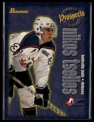 Nikos Tselios 1997 Bowman CHL #138 Belleville Bulls