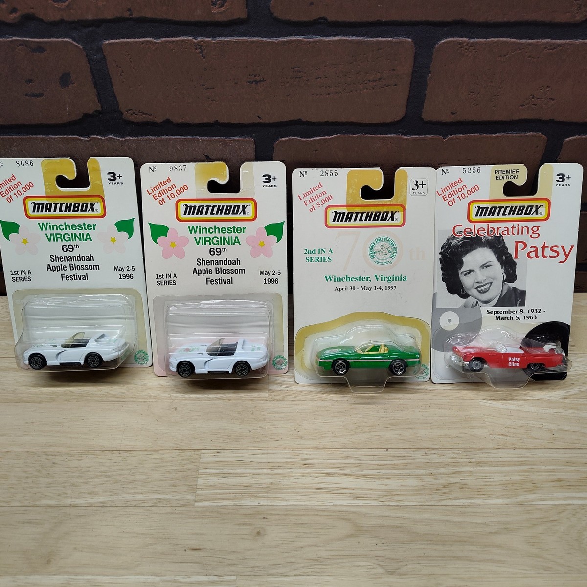 Matchbox cars Patsy Cline Shenandoah Apple Blossom 1996 1997 NEW