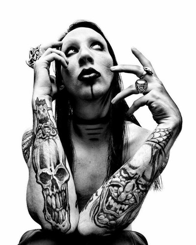 💥Marilyn Manson Mechanical Animals💥Poster Sticker Magnete No Cd Dvd Lp - Imagen 1 de 1