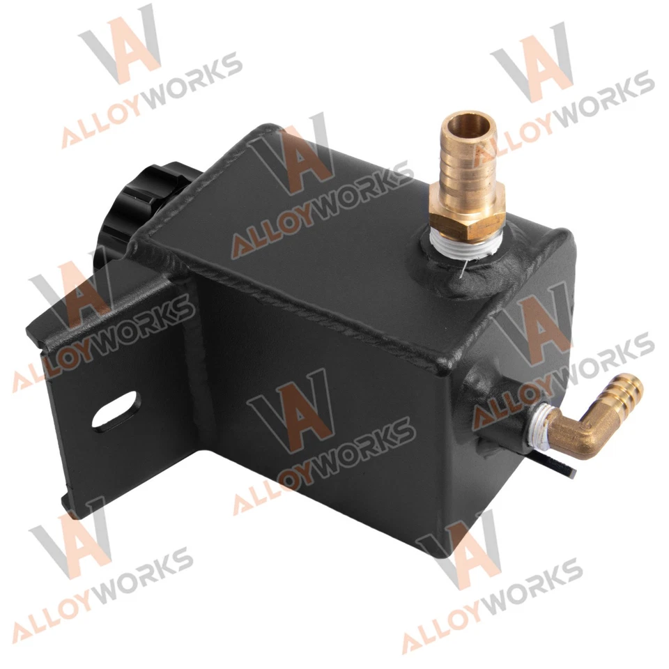 Tanque de depósito de dirección asistida negro de aluminio para Ford Mustang EcoBoost 2005-18 Foto 4 de 4