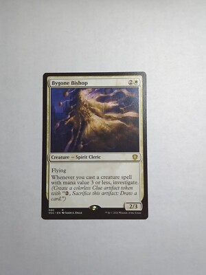 MISPRINT | MISCUT MTG Bygone Bishop [Innistrad: Crimson Vow Commander]  Magic | eBay
