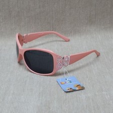 Butterfly Kids Collection Fashion Eyewear Sunglasses Peach Frame Dark Lens 2242
