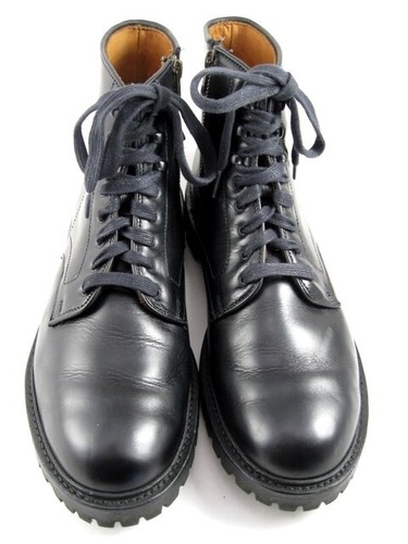 Allen Edmonds "Higgins Mill" Men's Weatherproof Zip Lug Boots 10 D Black (556N)