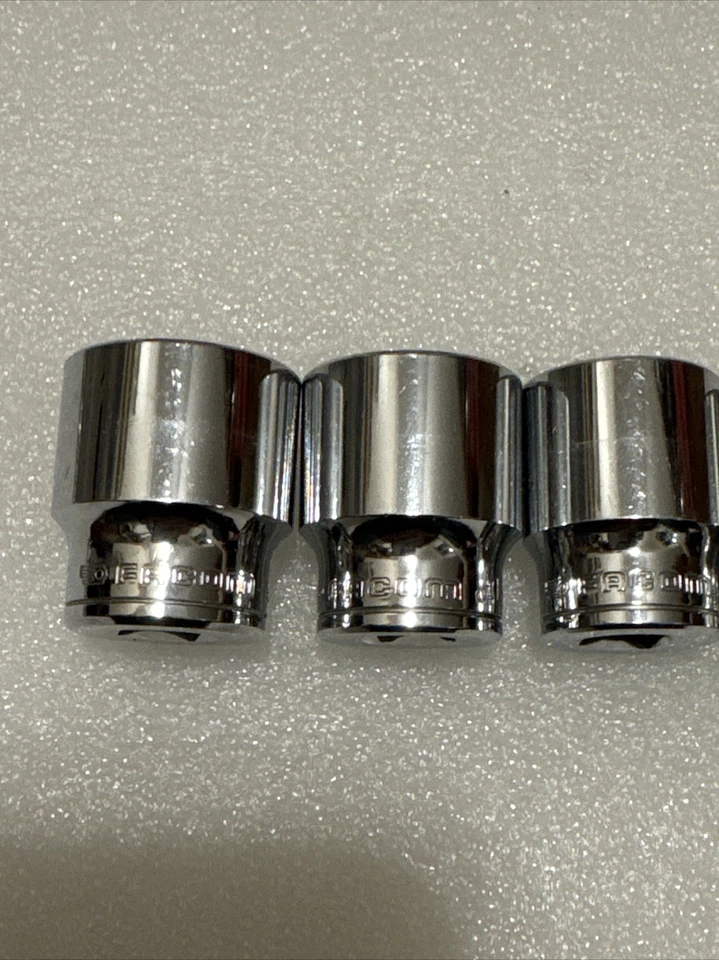 Facom Tools 3/8 Drive SAE Sockets 12 Point X8 - Image 2 of 4