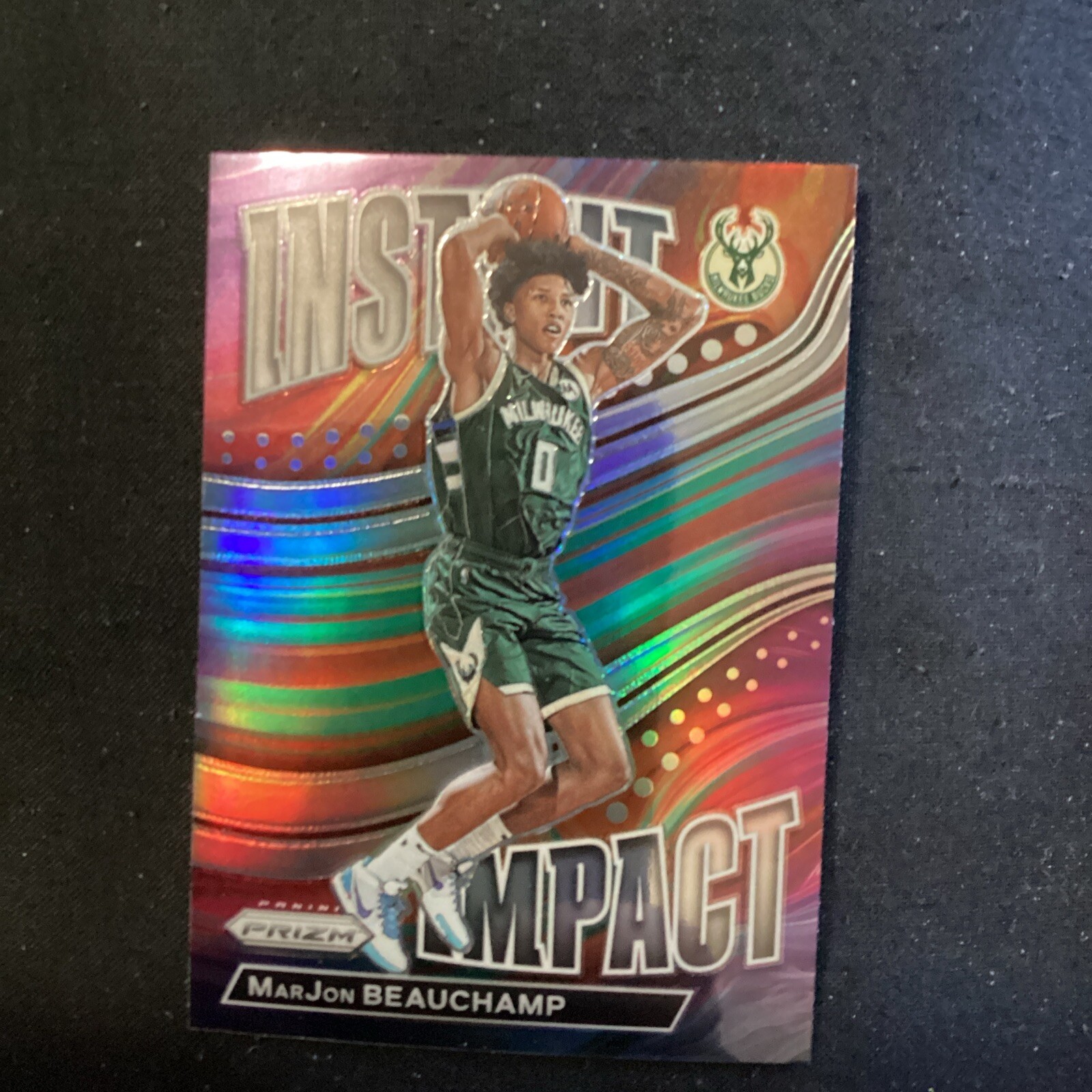 2022-23 Panini Prizm MarJon Beauchamp #23 Instant Impact Rookie 33