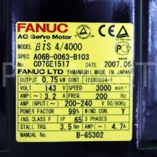  USED FANUC A06B-0063-B103 AC SERVO MOTOR Good Condition Free shipping 