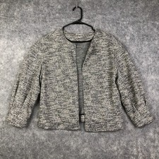 14th Union Knit Open Blazer Womens Size Medium Marled Office Casual