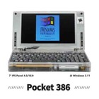 Pocket386 Retro Computer 386sx CPU DOS Pocket Computer Upgrade windows 3.11