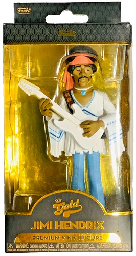 Funko Gold JIMI HENDRIX 2021 NEW! PREMIUM 5" VINYL FIGURE CLASSIC ROCK VERY NICE