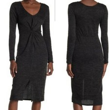Threads & States NWT Size M Twist Front Long Sleeve Sweater Dress