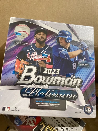 2023 Bowman Platinum Baseball Factory Sealed Hobby Box - 2 Autographs Per box