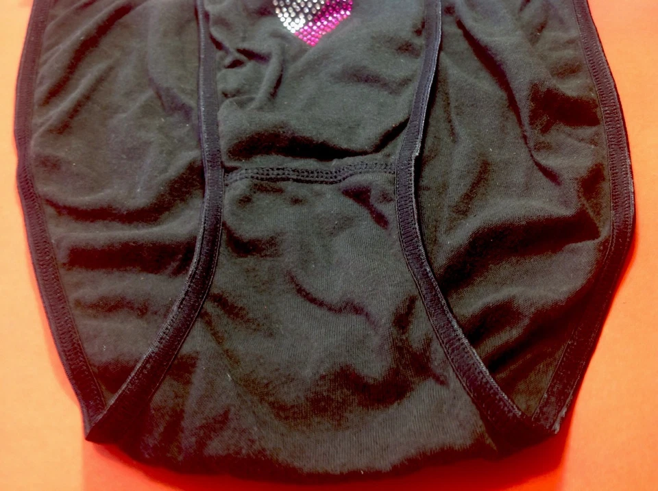 Bragas, bikinis Fredrick's Of Hollywood para mujer 100 % algodón talla pequeña negras Foto 4 de 4