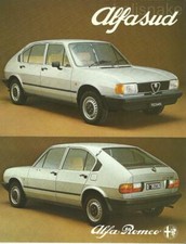 Alfa Romeo Alfasud car Brochure circa 1978 ,Paper fold out design 4 pages