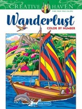 Creative Haven Wanderlust Color by Number (Adult Coloring Books: World & Travel