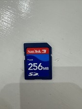 SanDisk 256MB Memory SD Card Secure Digital 256 MB