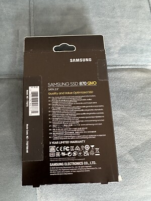 New Samsung 870 QVO 2TB Solid State Drive 2.5