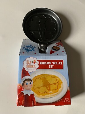 Elf on the Shelf Christmas Pancake Skillet Novelty Cookware Gift Holiday Cooking