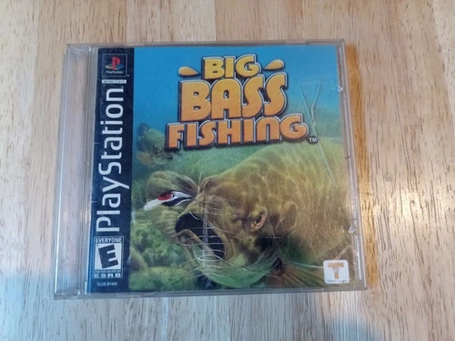 Big Bass Fishing (Sony PlayStation 1, 2002) PS1 Complete and Tested